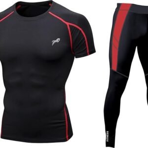 JUST RIDER Men’s Compression Gym Combo Set